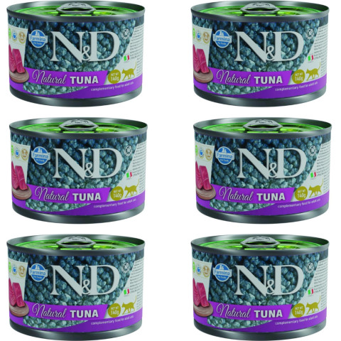 FARMINA N&D Cat Natural Thunfisch - Nassfutter für Katzen - 6x140 g - Fotogalerie 1