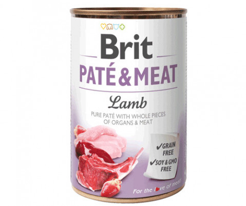 BRIT Paté & Meat mit Lammfleisch - Nassfutter für Hunde - 400 g - Fotogalerie 1