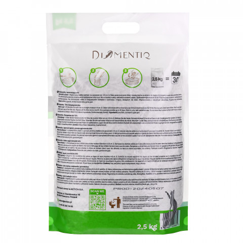 DIAMENTIQ Tofu Neutral Ultra clumping - pflanzliche streu - 2,5 kg - Fotogalerie 5
