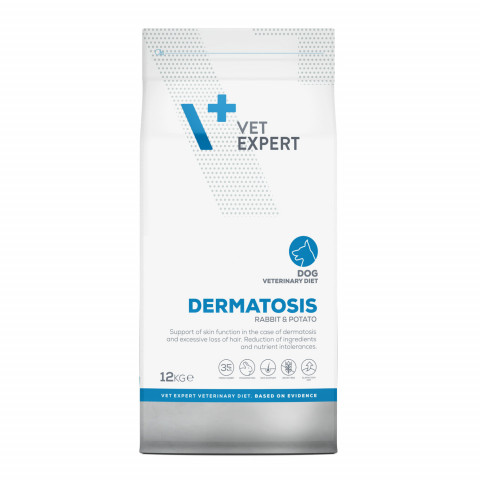 VET EXPERT Veterinary Diet Dermatosis Dog Kaninchen & Kartoffel - Trockenfutter für Hunde - 12 kg - Fotogalerie 4