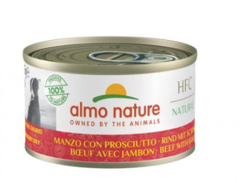 ALMO Nature HFC NATURAL Rind und Schinken - Nassfutter für Hunde - 95 g - Fotogalerie 1