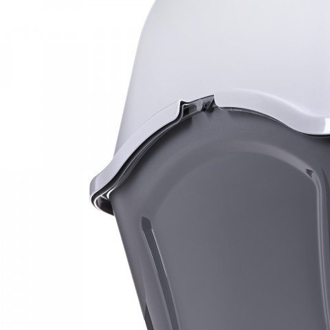 DIAMENTIQ BAYA light grey/dark grey - Katzentoilette - 55,5 x 40 x 38,7 cm - Fotogalerie 12