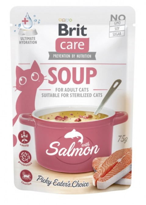 BRIT Care Soup Salmon - Suppe für Katze - 75g - Fotogalerie 1