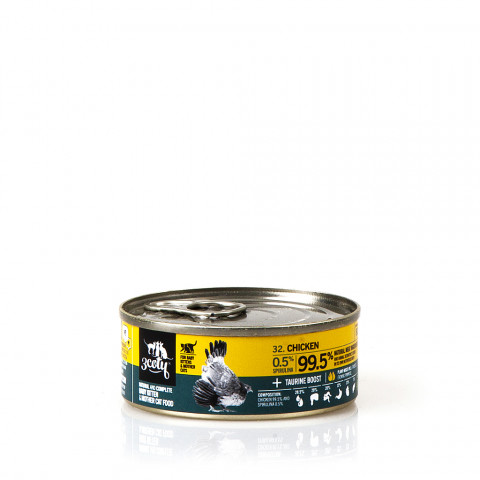 3COTY Chicken with spirulina For kittens and nursing cats - nassfutter für Katzen - 12x80g - Fotogalerie 2