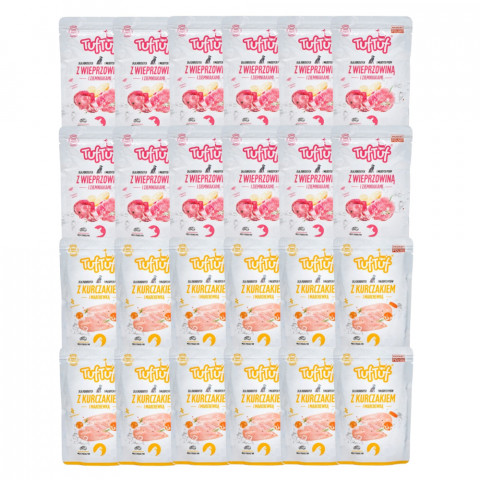 TUF TUF Fleischpastete MIX 2 SORTEN – Nassfutter für Hunde – 24x300 g - Fotogalerie 1