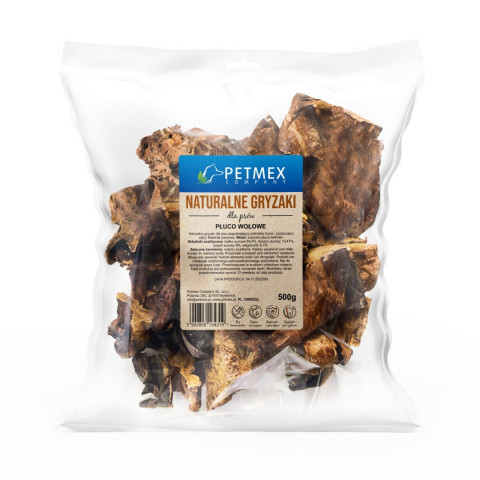 PETMEX Beef lung - leckerli für hunde - 500g - Fotogalerie 1