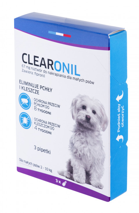 FRANCODEX Clearonil Small breed - Anti-Parasiten-Tropfen für Hunde - 3 x 67 mg - Fotogalerie 2