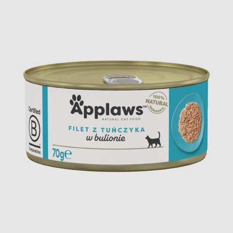 APPLAWS Thunfisch Filet MIX - Nassfutter für Katzen - 12x70g - Fotogalerie 4