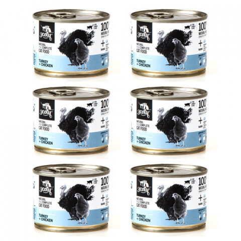 3COTY 21. Turkey and chicken - nassfutter für Katzen - 6x180g - Fotogalerie 1