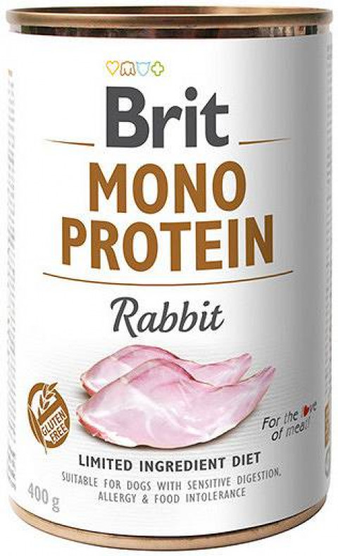 BRIT Mono Protein Rabbit - Nassfutter für Hunde - 400g - Fotogalerie 1