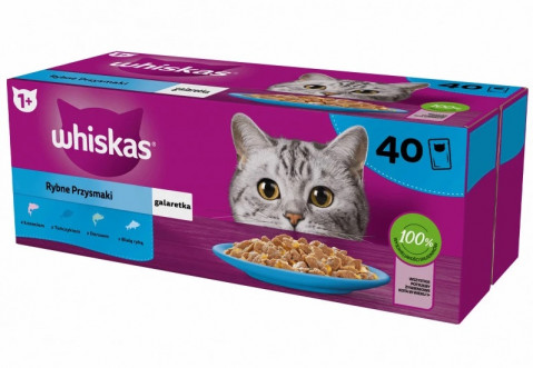 WHISKAS Fish Favourites in jelly - Nassfutter für Katzen - 40x85 g - Fotogalerie 1