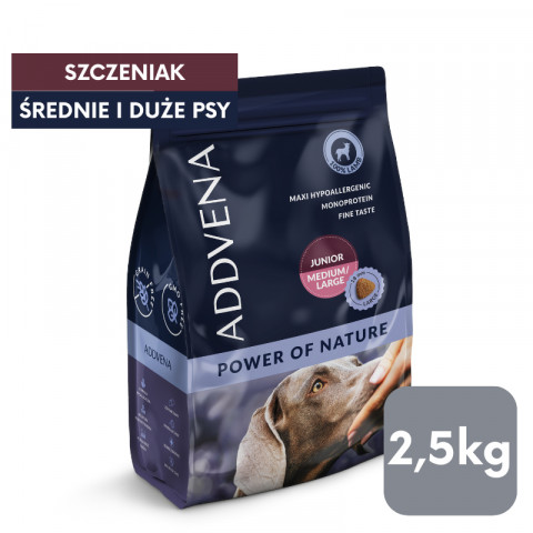 ADDVENA Power of Nature Junior Medium/Large Lamb - trockenfutter für Hunde - 2,5kg - Fotogalerie 4