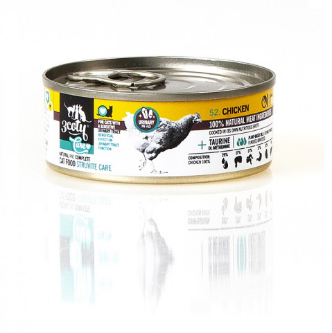 3COTY Chicken Struvite care - nassfutter für Katzen - 6x80g - Fotogalerie 14