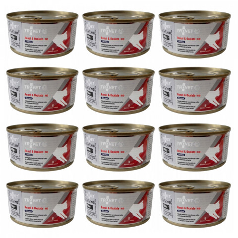 TROVET Renal & Oxalate RID Huhn – Nassfutter für Katzen – 12×100 g - Fotogalerie 1