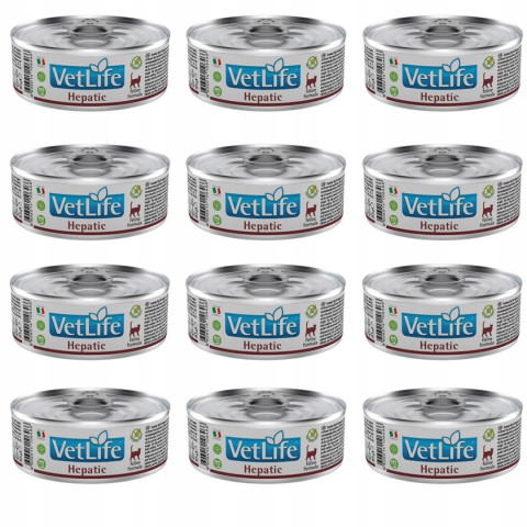 FARMINA Vet Life Natural Diet Cat Hepatic - Nassfutter für Katzen - 12x85 g - Fotogalerie 1