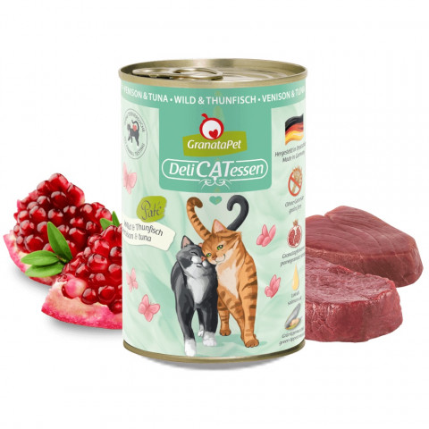 GRANATAPET DeliCATessen Venison and tuna - nassfutter für Katzen - 400g - Fotogalerie 2