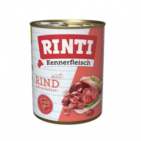 RINTI Kennerfleisch Beef - Nassfutter für Hunde - 800g - Fotogalerie 1