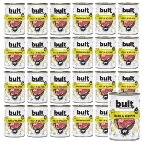 BULT Rich in beef - Nassfutter für Hunde - 24x400g - Fotogalerie 1