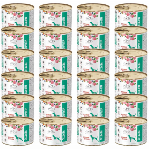 4VETS Natural Hepatic Dog - Nassfutter für Hunde - 24x185g - Fotogalerie 1