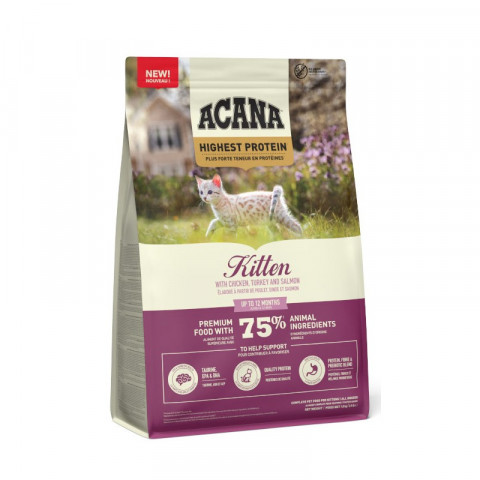 ACANA KITTEN Huhn, Truthahn, Lachs - Katzentrockenfutter - 1,8 kg - Fotogalerie 1