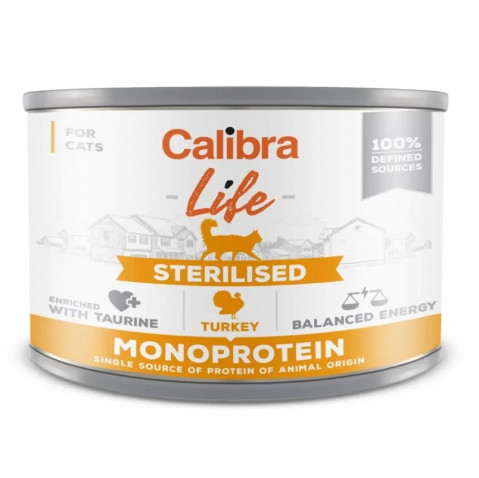 CALIBRA Cat Life Sterilised Turkey - nassfutter für Katzen - 200g - Fotogalerie 1