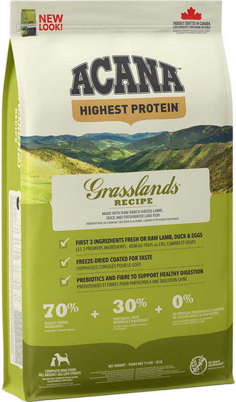 ACANA Highest Protein Grasslands - Trockenfutter für Hunde - 11,4 kg - Fotogalerie 1