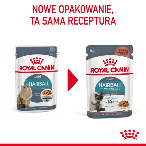 ROYAL CANIN FCN Hairball Care Stückchen in Soße - Nassfutter für Katzen - 12x85 g - Fotogalerie 3