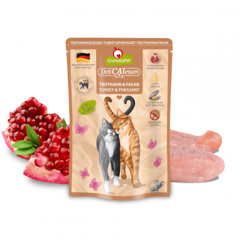GRANATAPET DeliCATessen Turkey and pheasant - nassfutter für Katzen - 85g - Fotogalerie 2