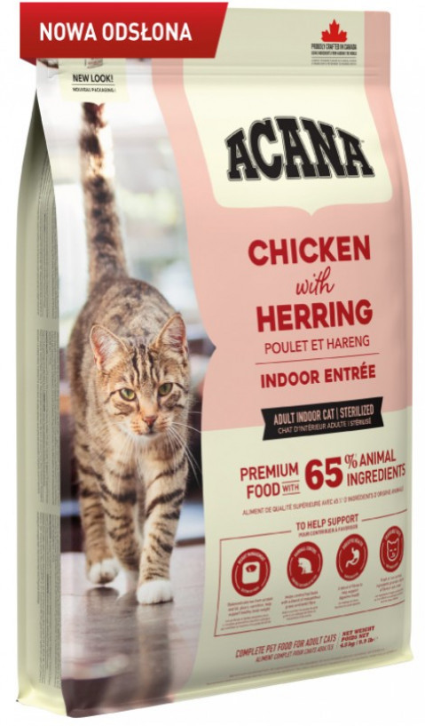 Acana Indoor Entrée Katzen-Trockenfutter 4,5 kg Adult Huhn - Fotogalerie 4
