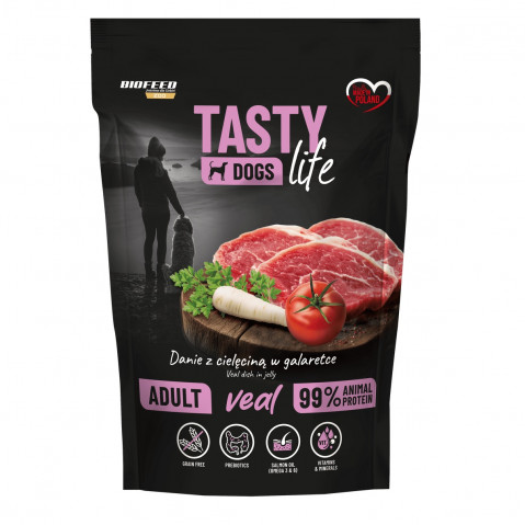 BIOFEED Tasty Dogs Life Veal - Nassfutter für Hunde - 150g - Fotogalerie 1