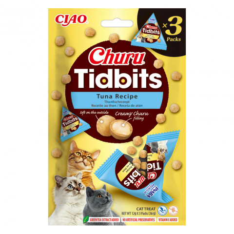 INABA Churu Tidbits Tuna - Katze behandeln - 3x12g - Fotogalerie 1