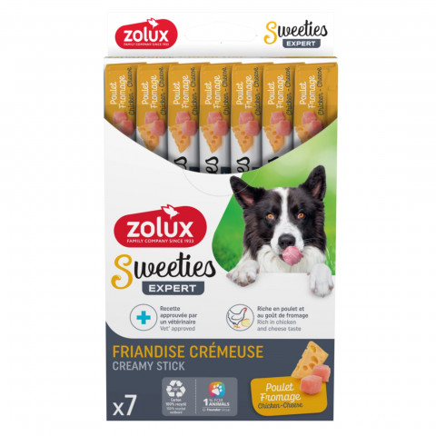 ZOLUX Sweeties with chicken and cheese - leckerli für hunde - 7x14g - Fotogalerie 1
