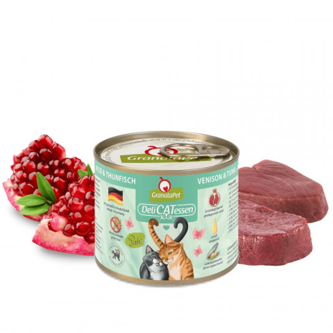GRANATAPET DeliCATessen Venison and tuna - nassfutter für Katzen - 200g - Fotogalerie 2
