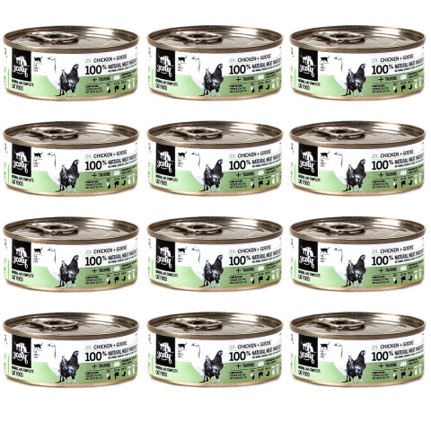 3COTY Chicken with goose - nassfutter für Katzen - 12x80g - Fotogalerie 1