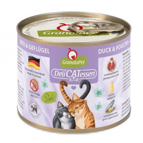 GRANATAPET DeliCATessen Duck and poultry - nassfutter für Katzen - 200g - Fotogalerie 1