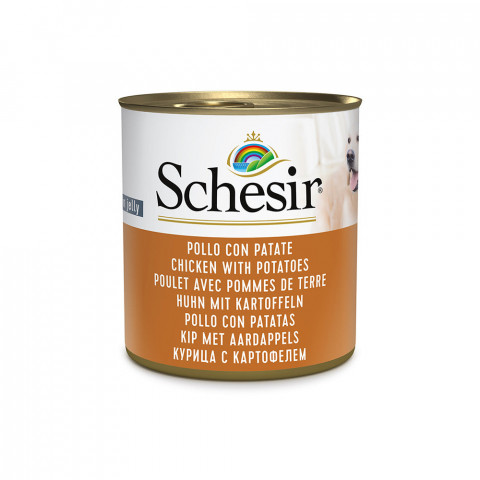 SCHESIR Chicken with potatoes in jelly - Nassfutter für Hunde - 285g - Fotogalerie 1