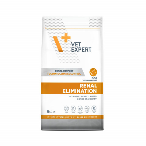 VET EXPERT Veterinary Diet Renal Elimination Dog - Trockenfutter für Hunde - 8 kg - Fotogalerie 4