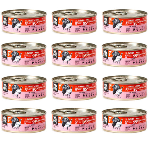 3COTY Turkey with krill - nassfutter für Katzen - 12x80g - Fotogalerie 1