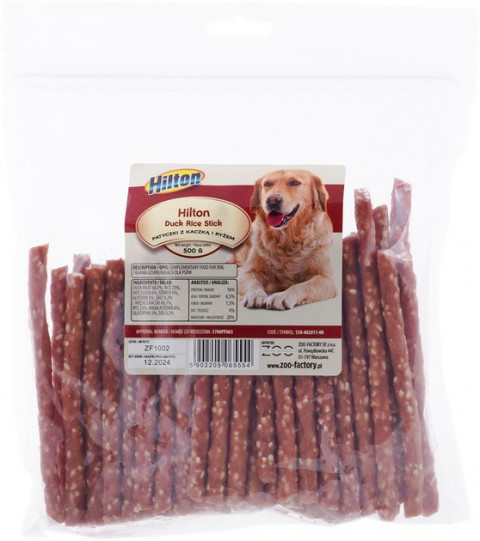 HILTON Duck rice sticks - leckerli für hunde - 500g - Fotogalerie 1