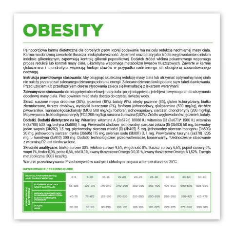 VET EXPERT Veterinary Diet Obesity Dog - Trockenfutter für Hunde - 2 kg - Fotogalerie 2
