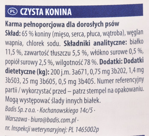 ANIMONDA GranCarno Single Protein Geschmack: Pferdefleisch - 800g Dose - Fotogalerie 2