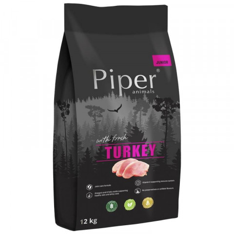 DOLINA NOTECI Piper Junior mit Truthahn - Trockenfutter für Hunde - 12 kg - Fotogalerie 1