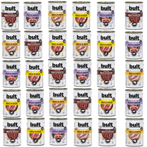 BULT MIX 4 GESCHMACKSRICHTUNGEN - Hunde Nassfutter - 30x800g - Fotogalerie 1