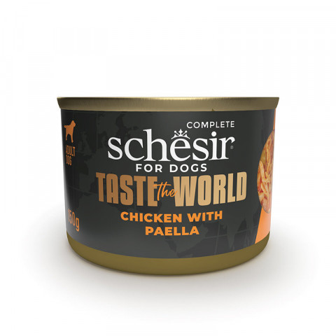 SCHESIR Taste the world Chicken paella - Nassfutter für Hunde - 150g - Fotogalerie 1