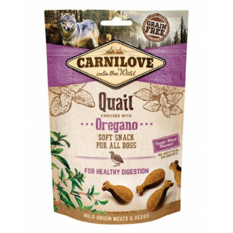 CARNILOVE Semi-Moist Snack Wachtel & Oregano - Hundeleckerli mit Wachtel und Oregano - 200 g - Fotogalerie 1