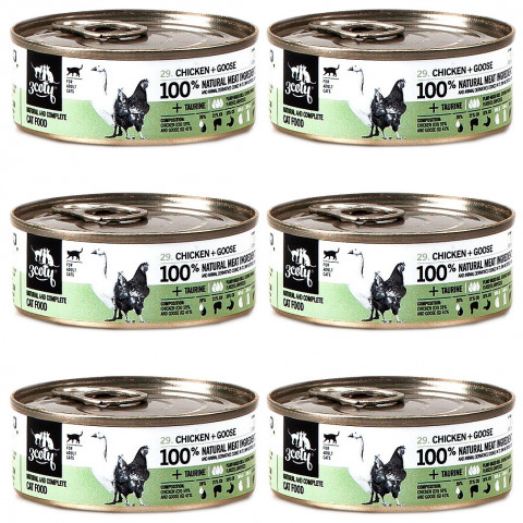 3COTY Chicken with goose - nassfutter für Katzen - 6x80g - Fotogalerie 1