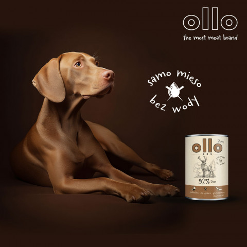 OLLO Pure Hirsch – Nassfutter für Hunde – 850 g - Fotogalerie 4