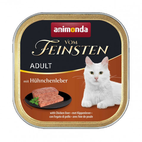 ANIMONDA Vom Feinsten Adult Chicken liver - nassfutter für Katzen - 100g - Fotogalerie 1