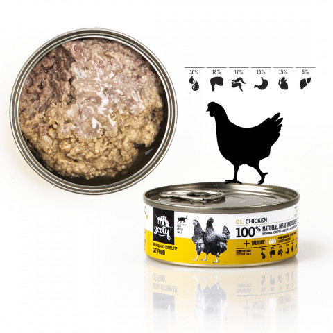 3COTY Chicken - nassfutter für Katzen - 80g - Fotogalerie 3