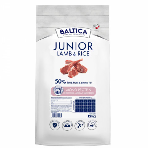 BALTICA Nutraceutic Puppy Monoprotein Lamb with rice - trockenfutter für Hunde - 12kg - Fotogalerie 1